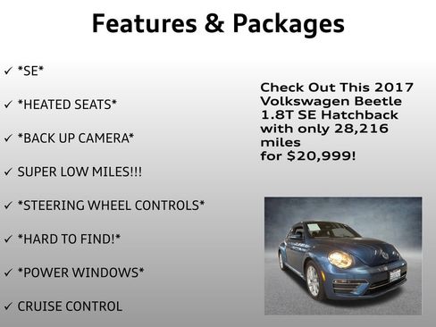 Used 2017 Volkswagen Beetle 1.8T SE image 4