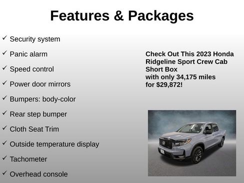 Used 2023 Honda Ridgeline Sport image 20