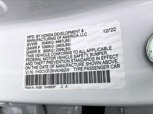 Used 2022 Honda Accord Sport image 36