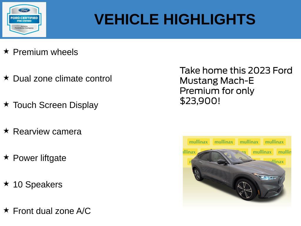 Used 2023 Ford Mustang Mach-E Premium RWD image 21