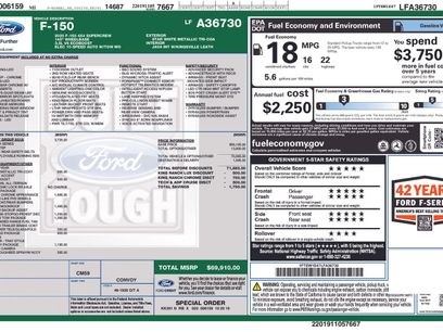 Certified 2020 Ford F150 King Ranch w/ Equipment Group 601A Luxury