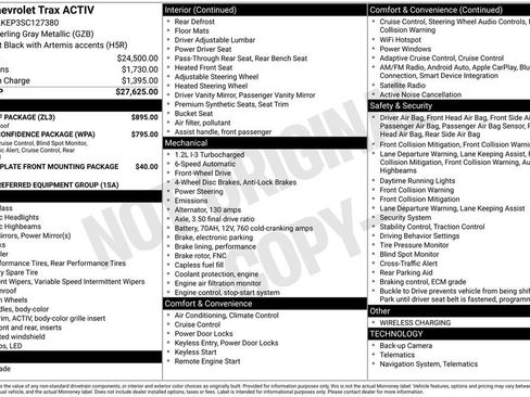 Used 2025 Chevrolet Trax ACTIV w/ Sunroof Package image 6