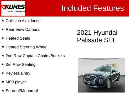 Used 2021 Hyundai Palisade SEL w/ Cargo Package AWD/4WD image 2