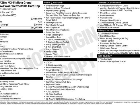 Used 2014 MAZDA MX-5 Miata Grand Touring image 6