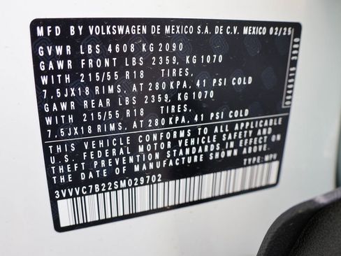 New 2025 Volkswagen Taos SE image 46