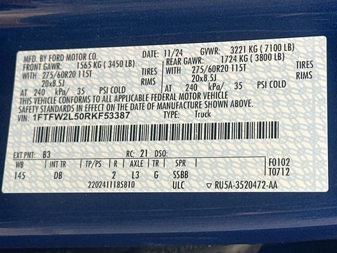 Used 2024 Ford F150 STX AWD/4WD image 12