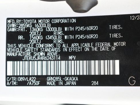 Certified 2024 Toyota 4Runner Limited AWD/4WD image 34
