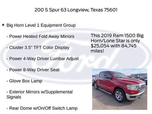 Used 2019 RAM 1500 Big Horn image 10