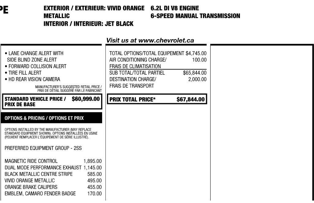 Used 2024 Chevrolet Camaro SS RWD image 4