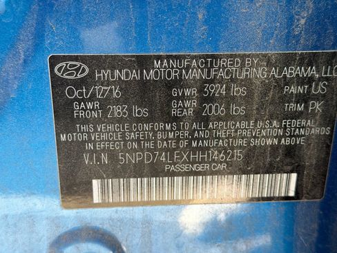 Used 2017 Hyundai Elantra SE FWD image 24
