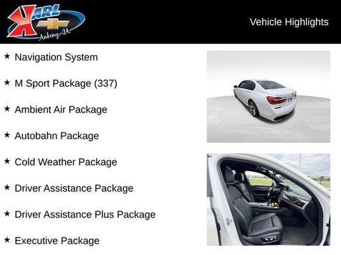 Used 2018 BMW 750i xDrive AWD/4WD image 2