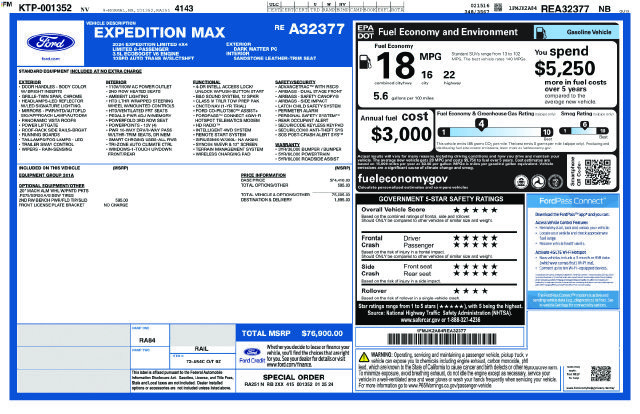Used 2024 Ford Expedition Max Limited AWD/4WD image 36