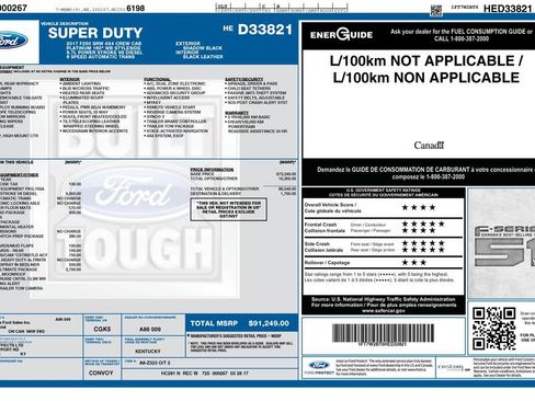 Used 2017 Ford F250 Platinum w/ Platinum Ultimate Package image 7