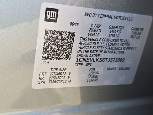 New 2026 Chevrolet Traverse RS w/ LPO, Floor Liner Package AWD/4WD image 35