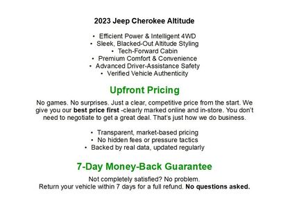 Used 2023 Jeep Cherokee Altitude Lux w/ Lux Elite Package
