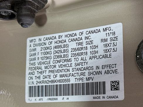Certified 2019 Honda CR-V EX-L image 35