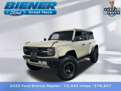 Used 2025 Ford Bronco Raptor w/ Interior Carbon Fiber Pack