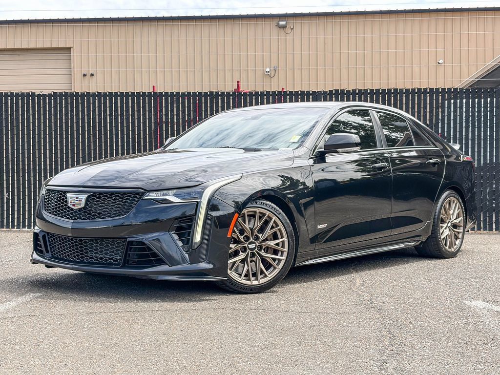 Certified 2023 Cadillac CT4 V Blackwing w/ Driver Assist Package RWD image 1