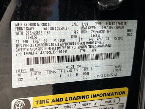 Used 2024 Ford Expedition Max XLT AWD/4WD image 28