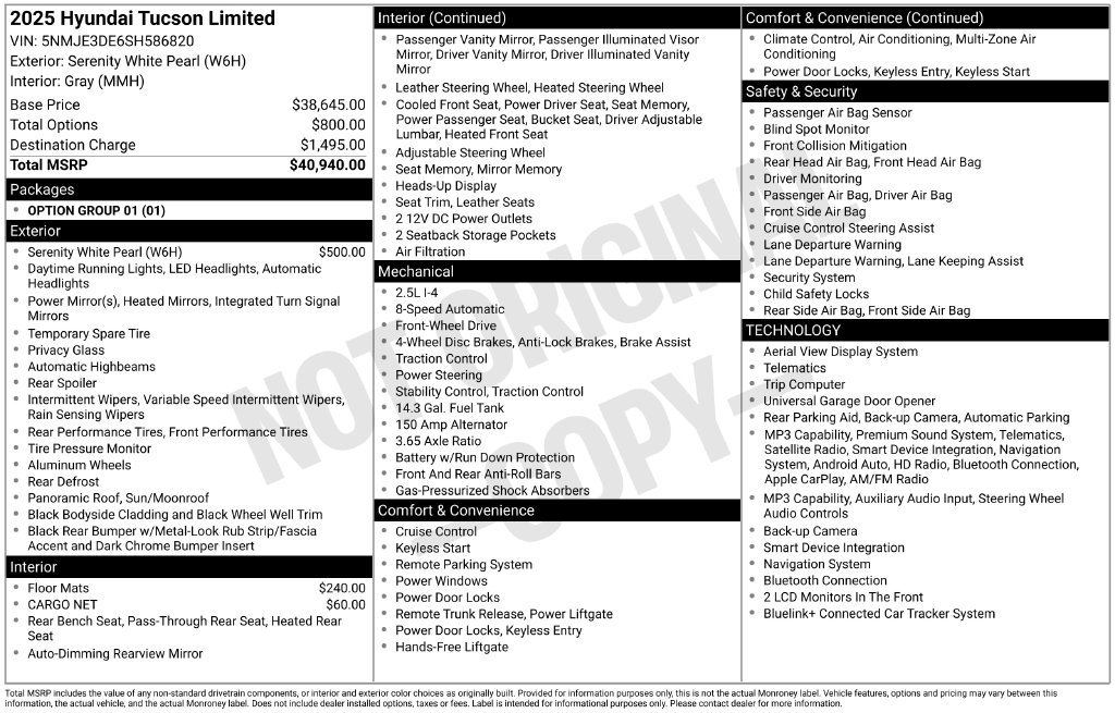 Used 2025 Hyundai Tucson Limited FWD image 6