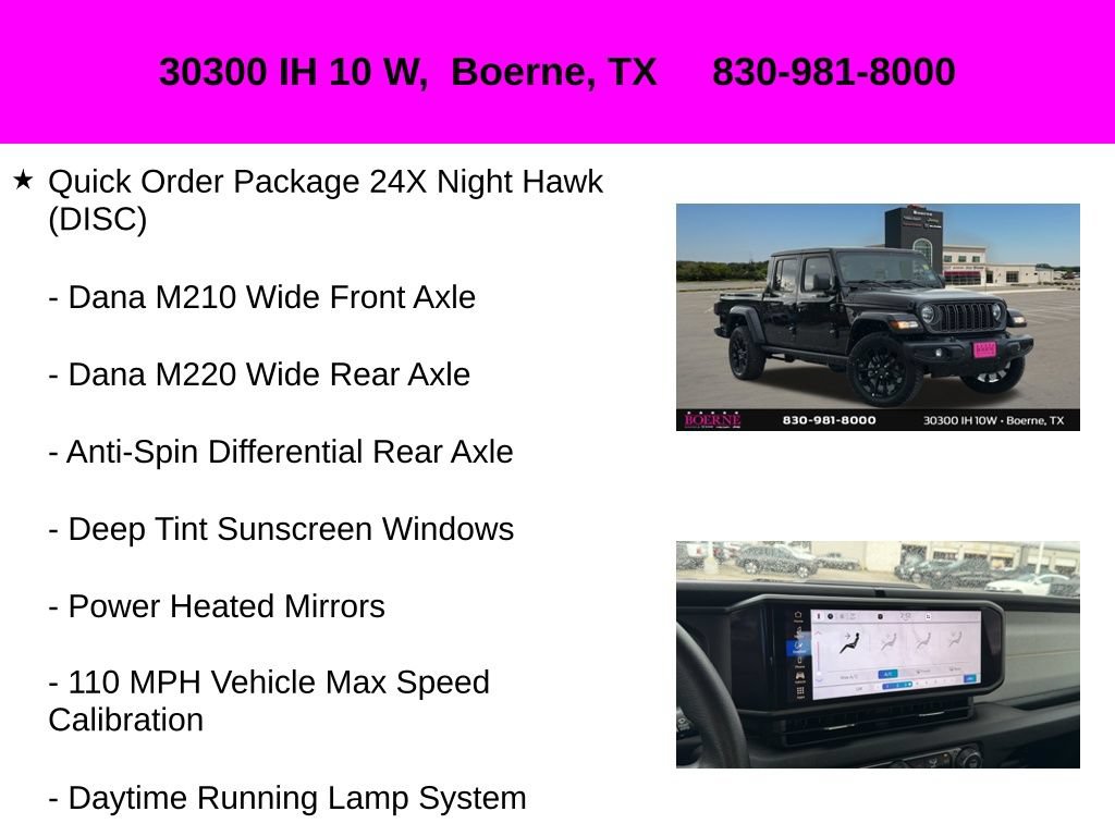 Used 2025 Jeep Gladiator Sport AWD/4WD image 10