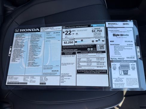 New 2026 Honda Odyssey Elite image 24