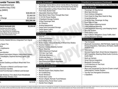 Used 2023 Hyundai Tucson SEL w/ Convenience Package FWD image 21