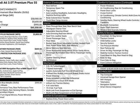 Used 2019 Audi A6 3.0T Premium Plus w/ Premium Plus Package image 52