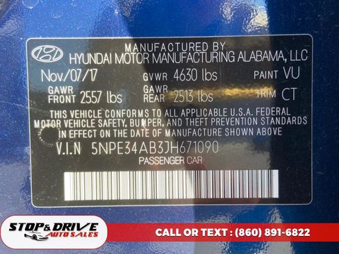 Used 2018 Hyundai Sonata Limited w/ Cargo Package image 22