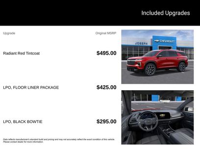 New 2026 Chevrolet Traverse High Country w/ LPO, Floor Liner Package