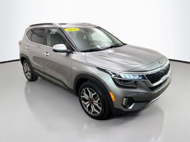 Used 2021 Kia Seltos SX w/ SX Sunroof Package AWD/4WD image 1