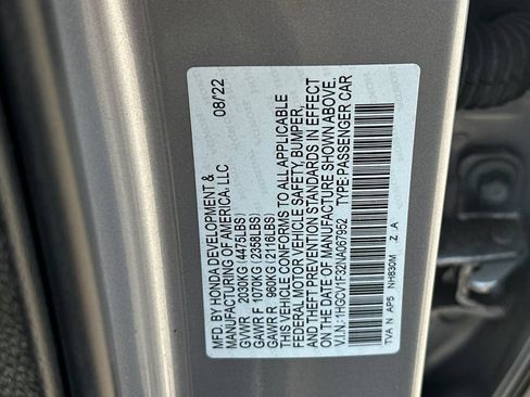 Used 2022 Honda Accord Sport image 31