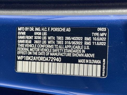 Certified 2024 Porsche Cayenne Turbo GT AWD/4WD image 26