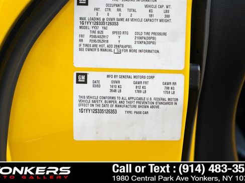 Used 2003 Chevrolet Corvette Z06 w/ Memory Package, 3 Drivers image 73