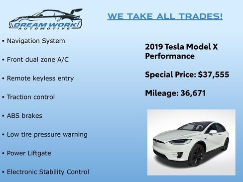Used 2019 Tesla Model X Performance image 2