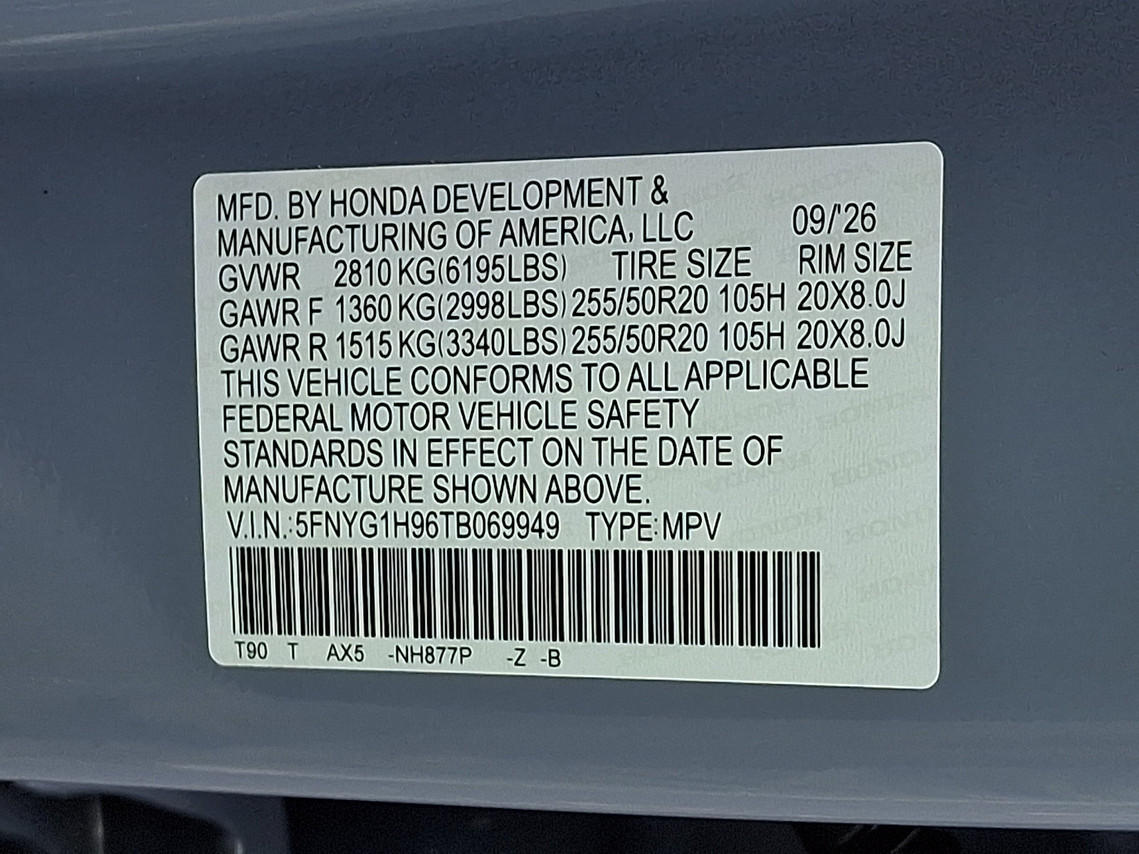 New 2026 Honda Pilot Black Edition image 10
