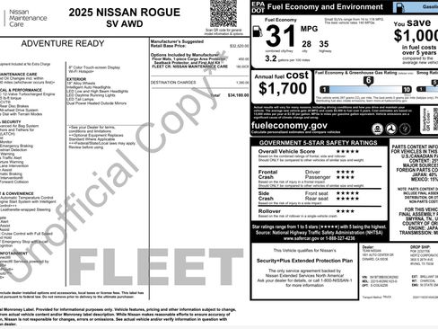 Used 2025 Nissan Rogue SV AWD/4WD image 4