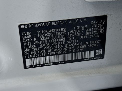 Certified 2023 Honda HR-V LX image 29