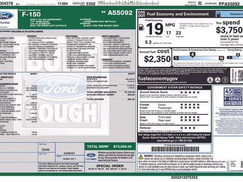 Used 2023 Ford F150 Lariat w/ Max Trailer Tow Package image 10