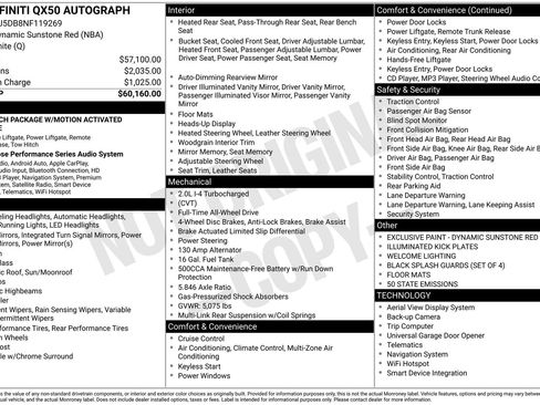 Used 2022 INFINITI QX50 Autograph image 40