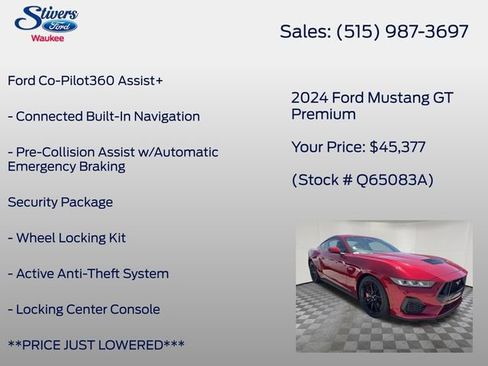Certified 2024 Ford Mustang GT Premium RWD image 16