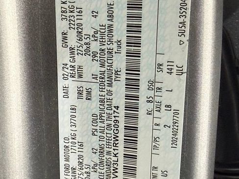 Certified 2024 Ford F150 Lightning XLT w/ Max Trailer Tow Package AWD/4WD image 46