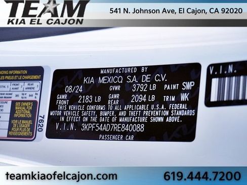 Certified 2024 Kia Forte GT-Line FWD image 32