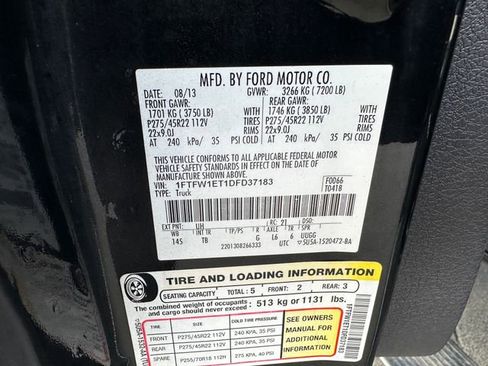 Used 2013 Ford F150 Limited image 42