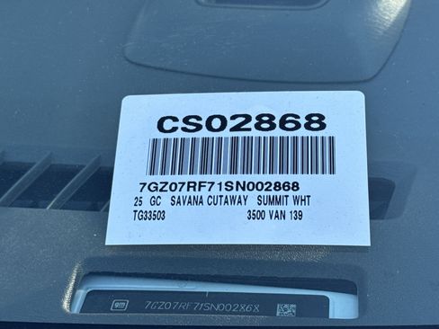 New 2025 GMC Savana 3500 w/ Power Convenience Package image 32