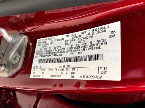 Used 2018 Ford Escape SEL AWD/4WD image 8