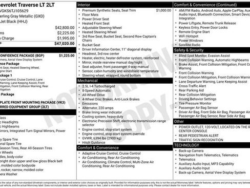 New 2026 Chevrolet Traverse LT w/ Driver Confidence Package image 26
