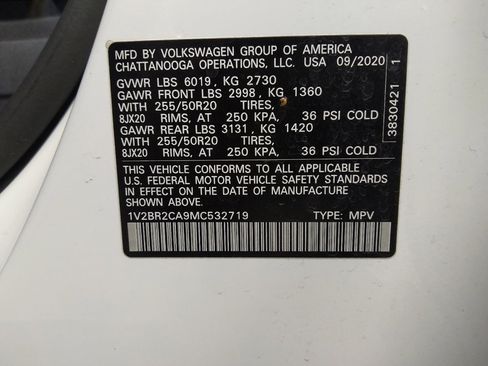 Used 2021 Volkswagen Atlas SEL image 33