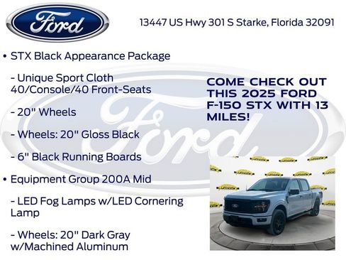New 2025 Ford F150 STX w/ STX Black Appearance Package image 15