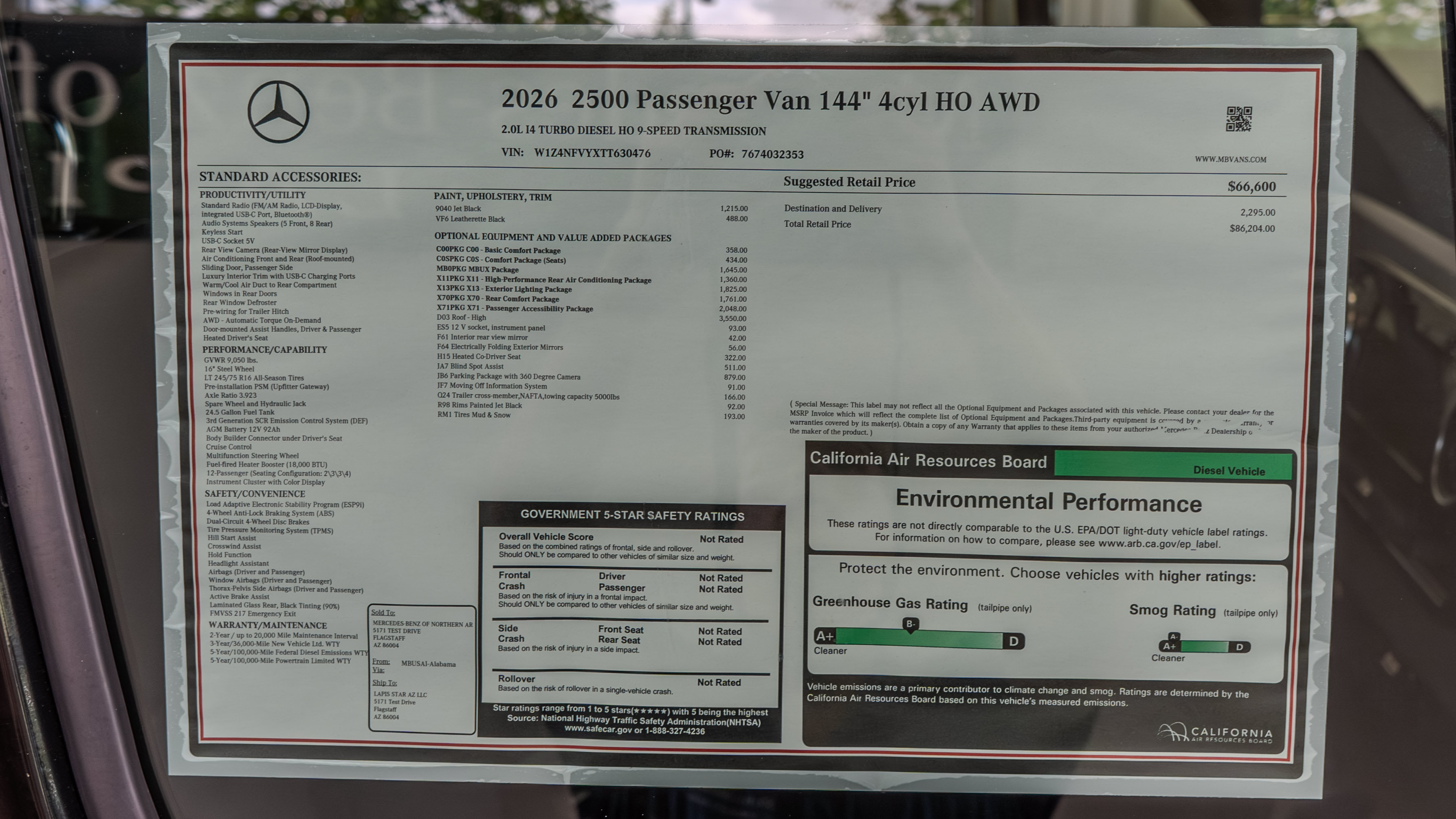 New 2026 Mercedes-Benz Sprinter 2500 image 37